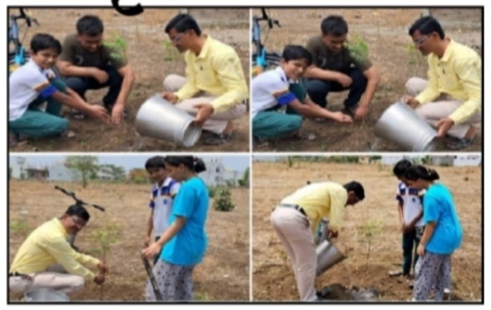 बार्टी कडून जागतिक पर्यावरण दिन निमित्ताने लिबाची वृक्ष लागवड