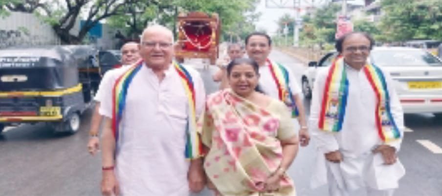 श्रृत पंचमी महोत्सवा निमित्त आर्यनंदी कॉलनी जैन मंदिरात कार्यक्रम उत्साहात
