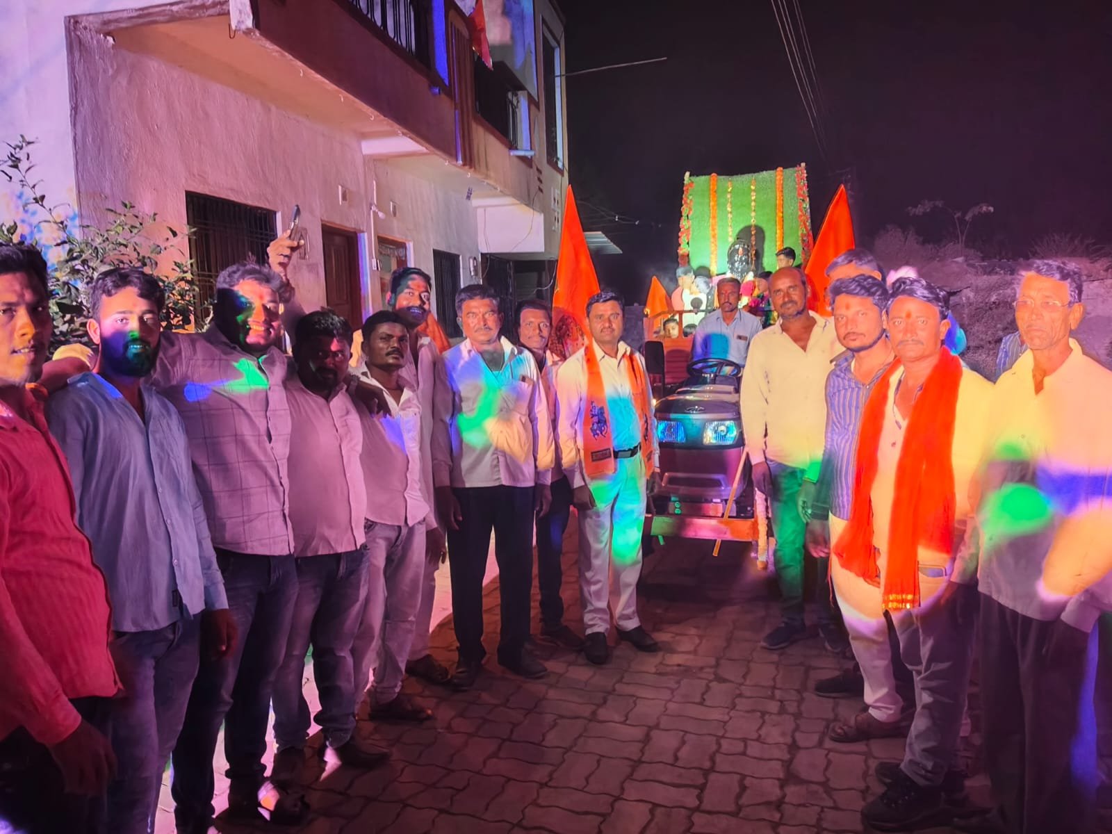 गजानंद बोहरा यांच्या प्रमुख उपस्थितीत गेवराई बु. येथे शिवजयंती साजरी