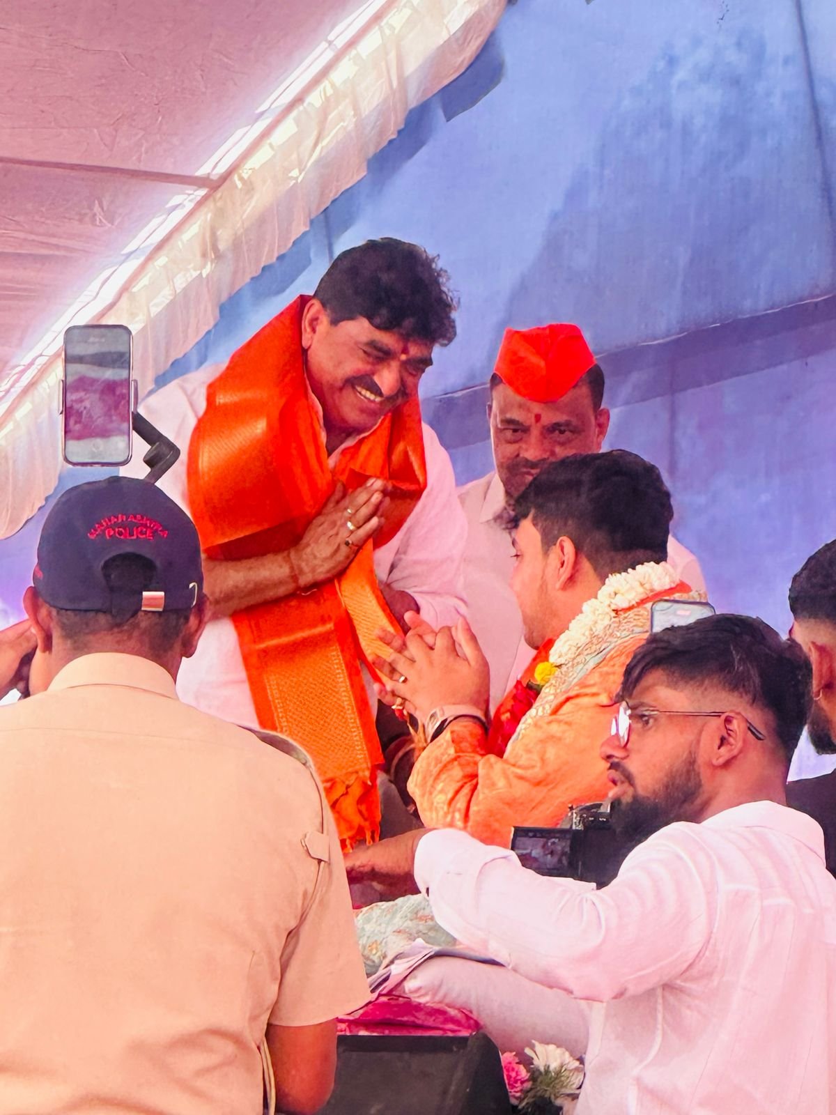शिवपुराण कथा महोत्सवात भाजपा प्रदेश महामंत्री संजयकुमार केणेकर यांची उपस्थिती